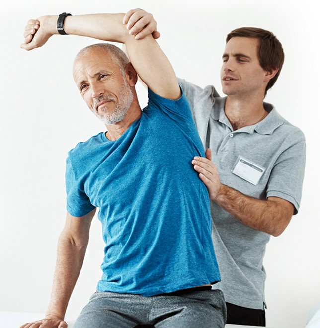 Our pain doctor treating a patient that needs chronic pain management.