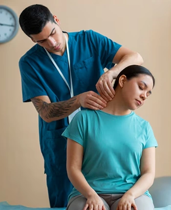 A pain doctor treating chronic pain.